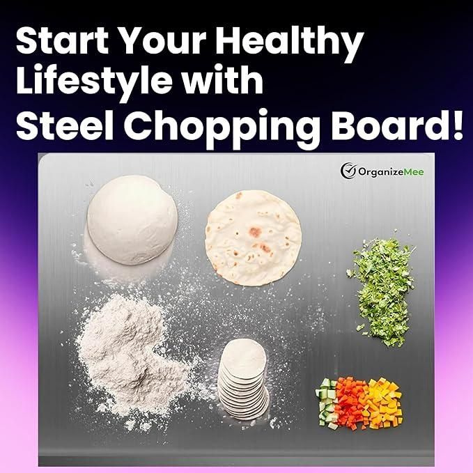 Stainless Steel Chopping Board | ⭐⭐⭐⭐⭐4.9/5 (85455 - Review)