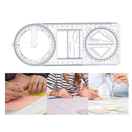 Multi-Functional Geometry Ruler | ⭐⭐⭐⭐⭐4.9/5 ( 65236 - Review )