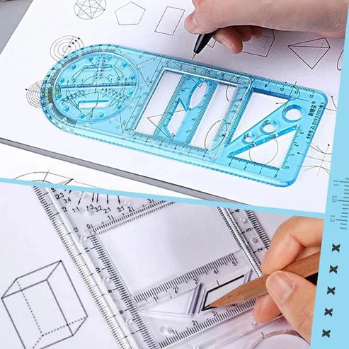 Multi-Functional Geometry Ruler | ⭐⭐⭐⭐⭐4.9/5 ( 65236 - Review )