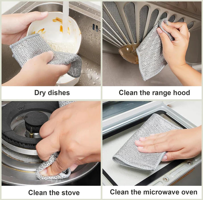 Multiclean Non-Scratch Dishcloth (Pack of 10)