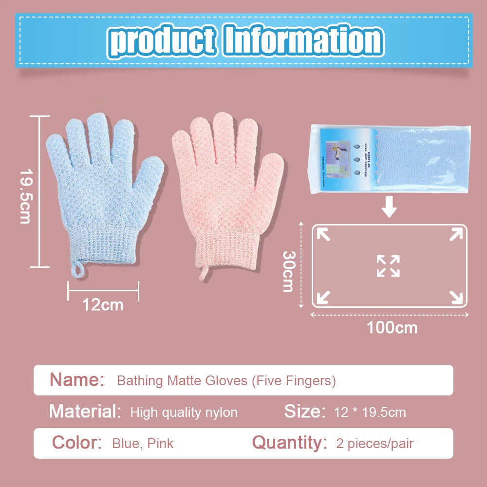 Hot Sale🔥 | Bath Scrub Gloves Skin Moisturizing SPA |⭐⭐⭐⭐⭐4.9 - 59K-Review