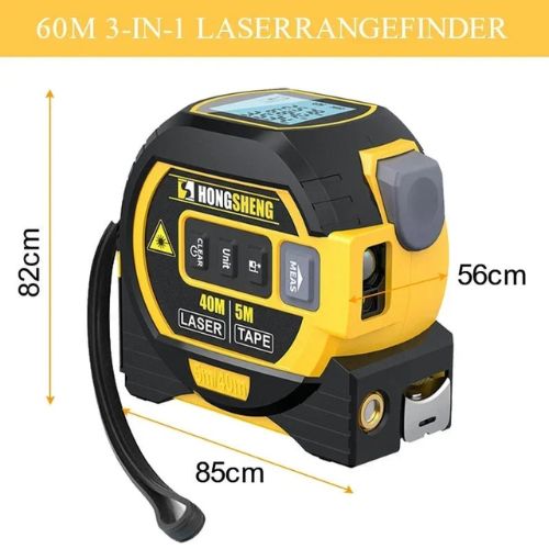 3-In-1 Infrared Laser Tape Measuring