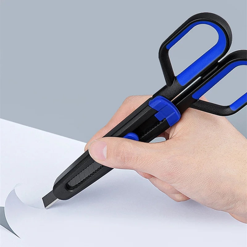 2 in 1 Scissors Knife Cutter - Today Sale (30% OFF)