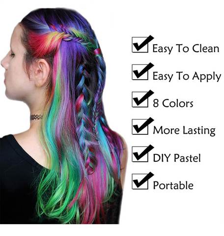 Whizcart™ Magic Hair Chalk ( Pack Of 4 Pcs)